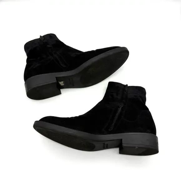 Pedro Garcia Kana Black Stetch Suede Bootie Low Shaft EU 39 - Picture 7 of 11